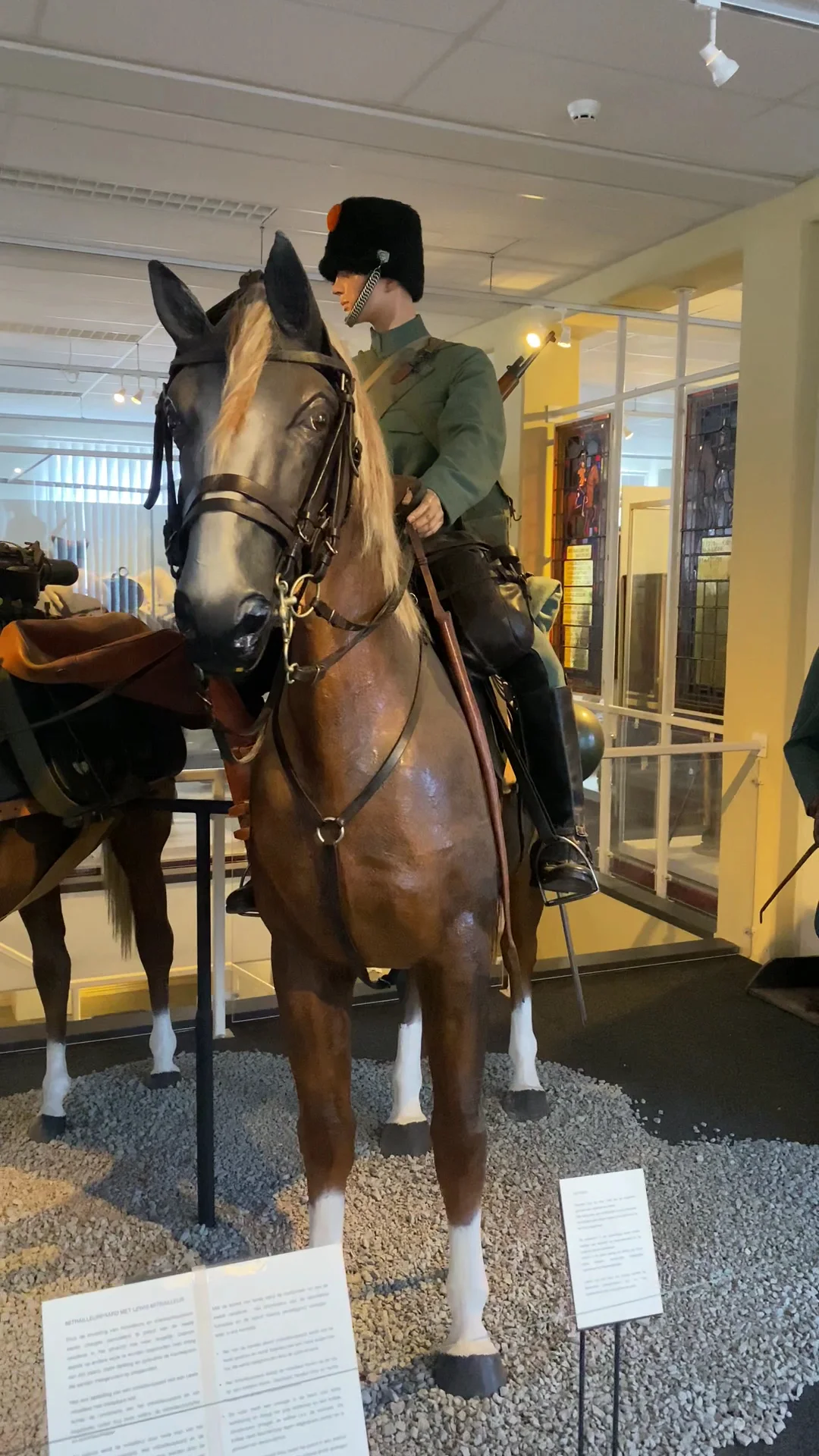 Family areas at Cavaleriemuseum Amersfoort — family travel photo