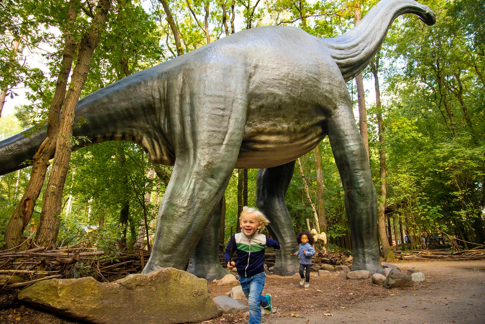 Interactive zones at DierenPark Amersfoort Amersfoort — family travel photo