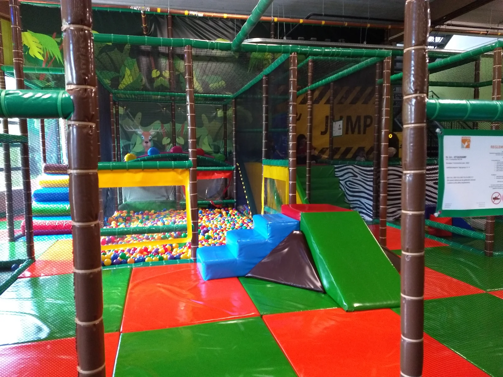 Outdoor views at Monkey Town Amersfoort | Indoor Speeltuin Amersfoort — family travel photo