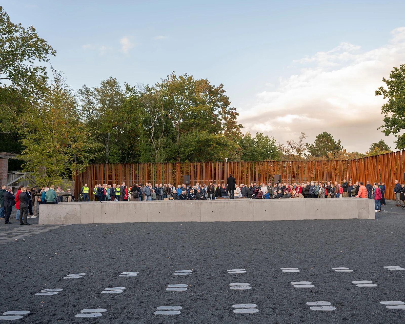 Outdoor views at Nationaal Monument Kamp Amersfoort Amersfoort — family travel photo