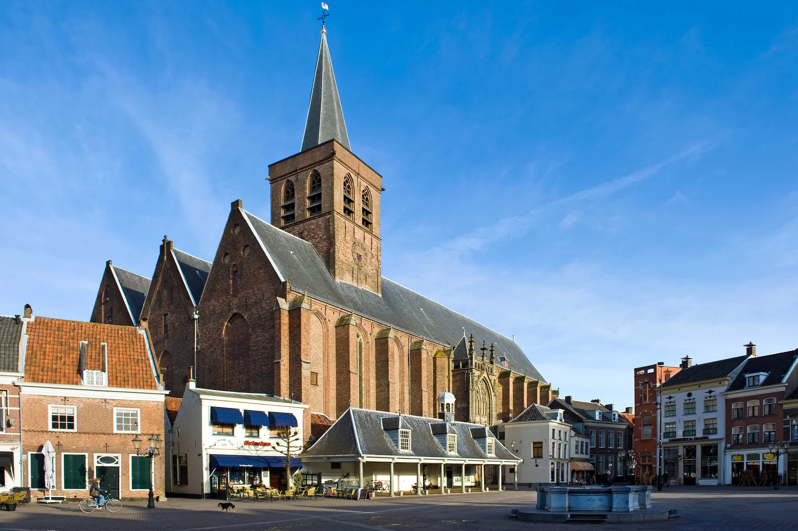 Outdoor views at St George's Church Amersfoort — family travel photo