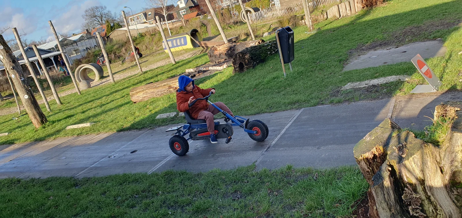 Kids activities at Verkeerstuin Amersfoort Amersfoort — family travel photo