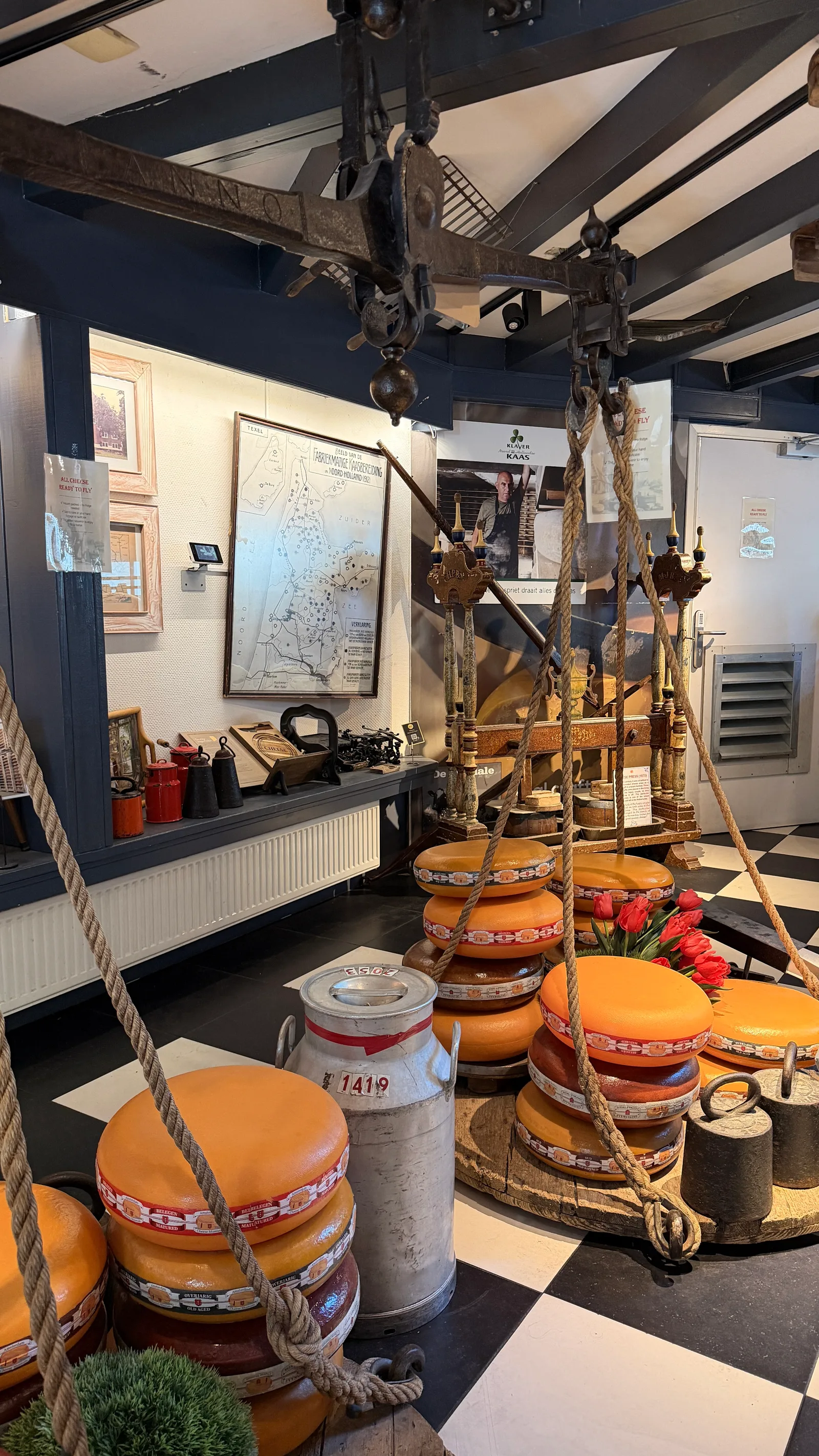 Main view at Amsterdam Cheese Museum Amsterdam — travel photo