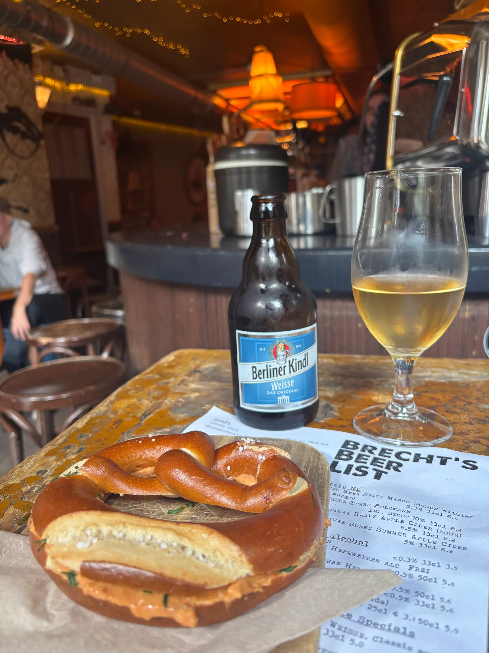 Main view at Café Brecht Amsterdam — travel photo