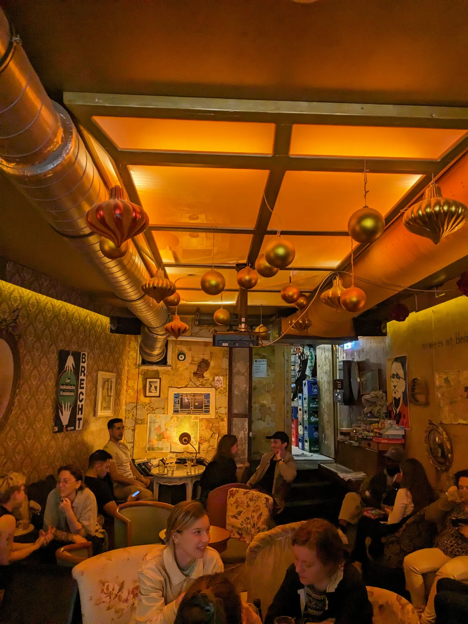 Atmosphere at Café Brecht Amsterdam — travel photo