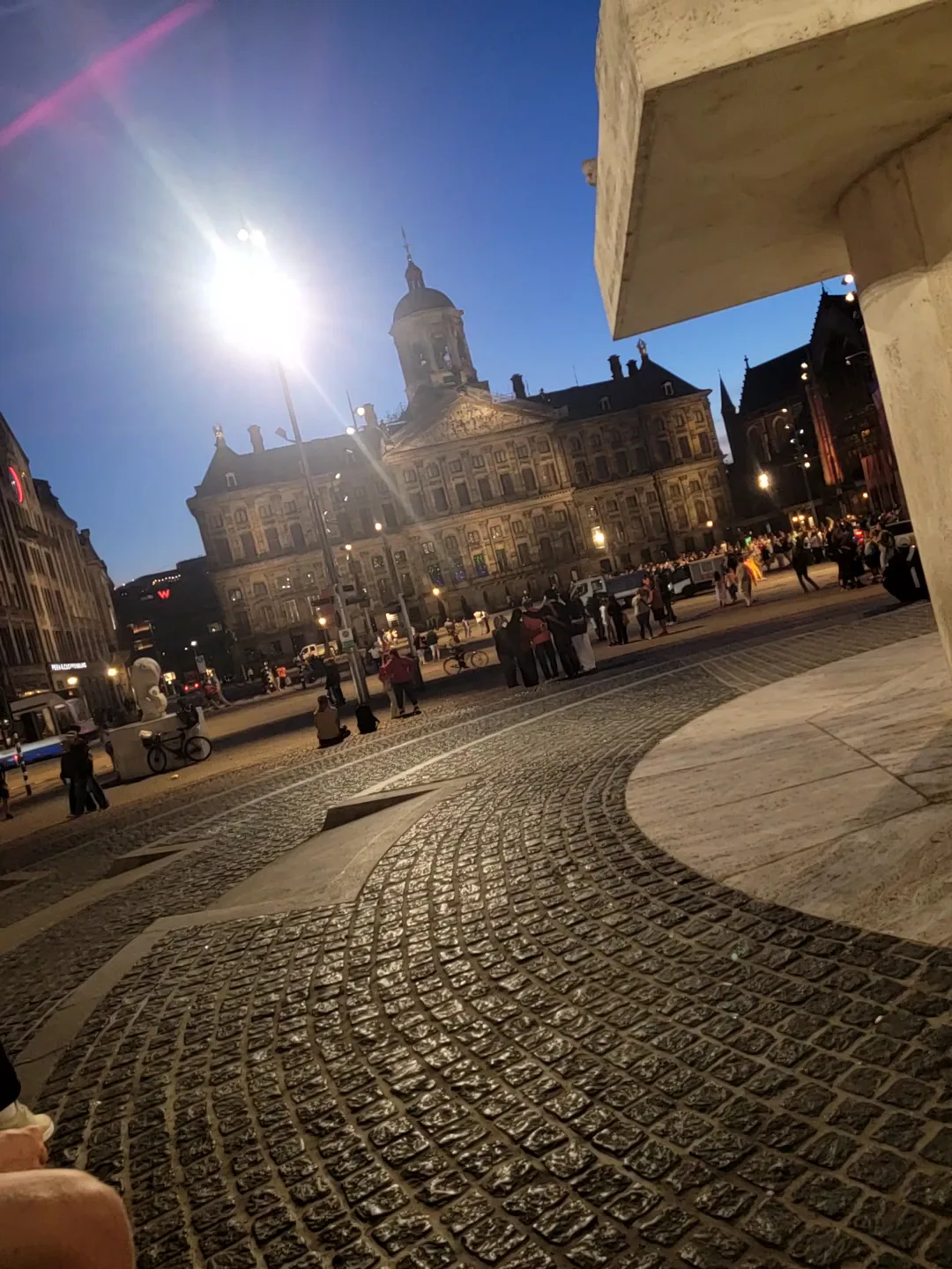 Main view at Dam Square Amsterdam — travel photo