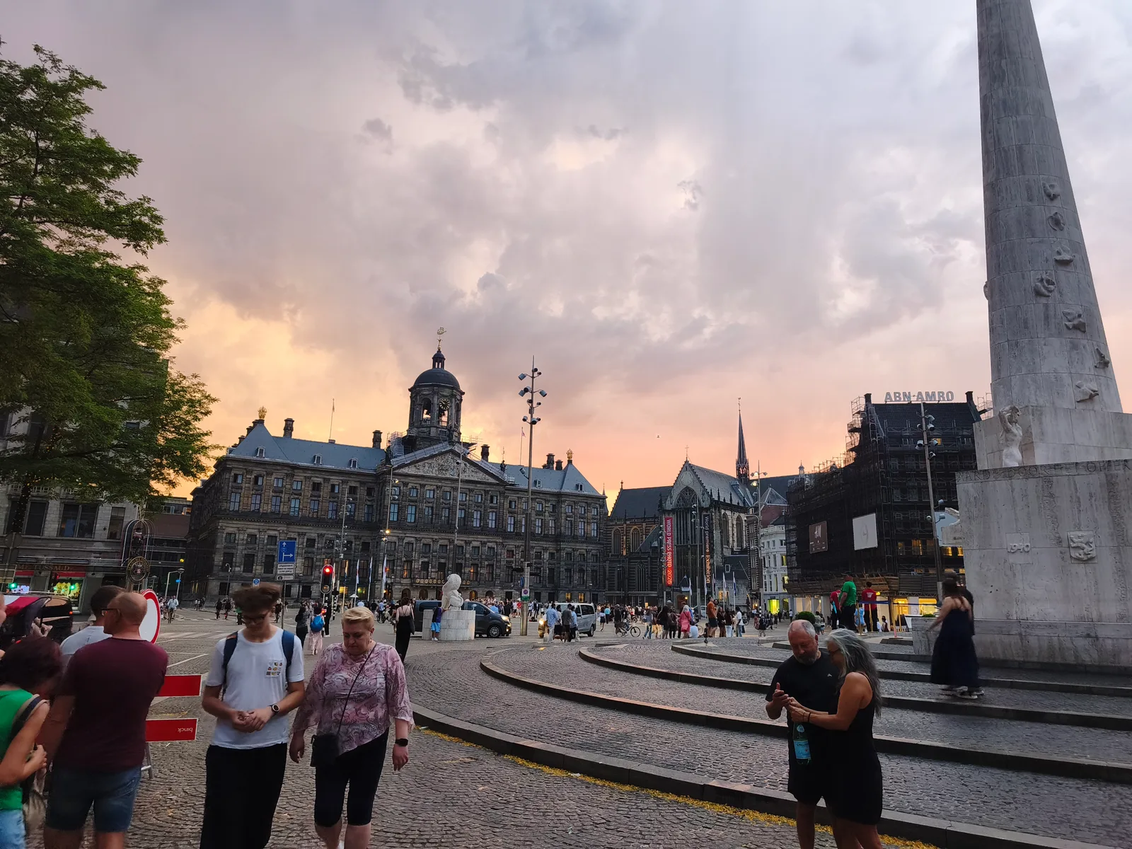 Details at Dam Square Amsterdam — travel photo