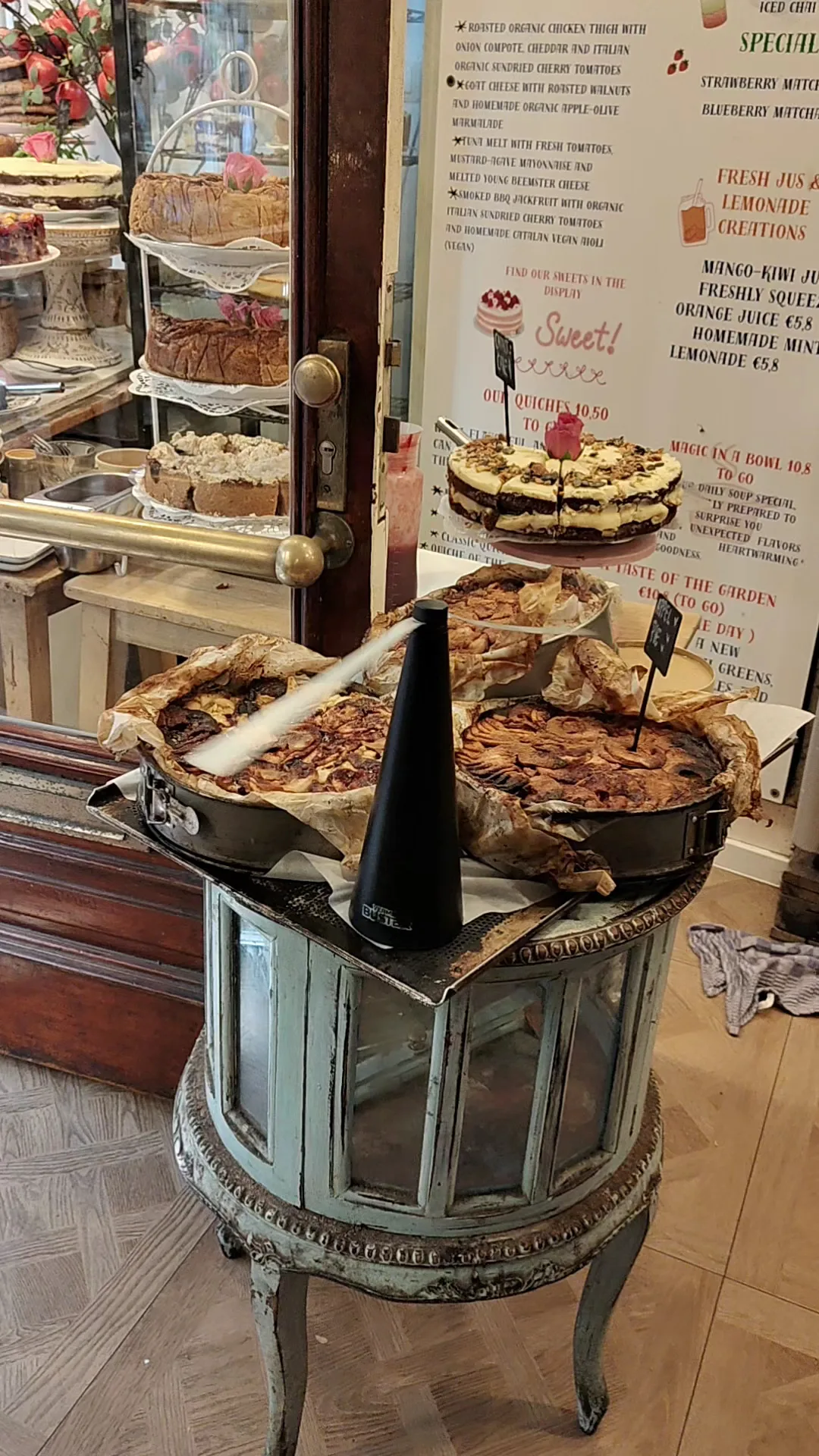 Interior at De Laatste Kruimel Amsterdam — travel photo