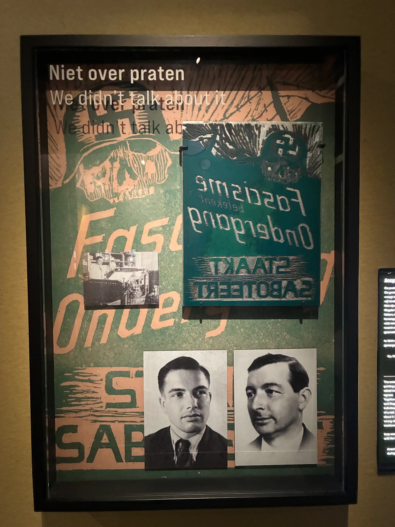 Details at Dutch Resistance Museum Amsterdam Amsterdam — travel photo