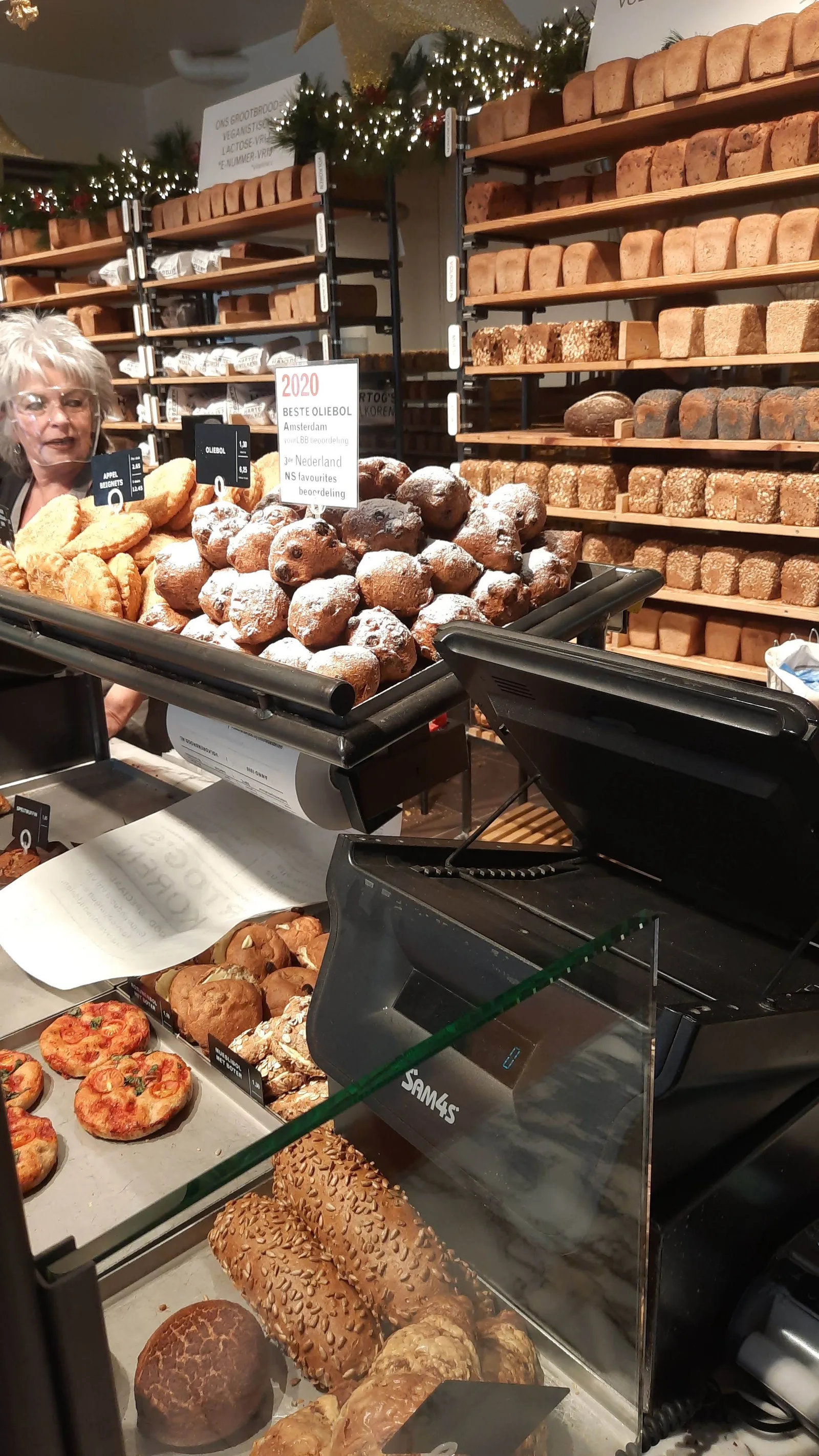 Details at Hartog's Wholegrain Bakery and Milling Amsterdam — travel photo
