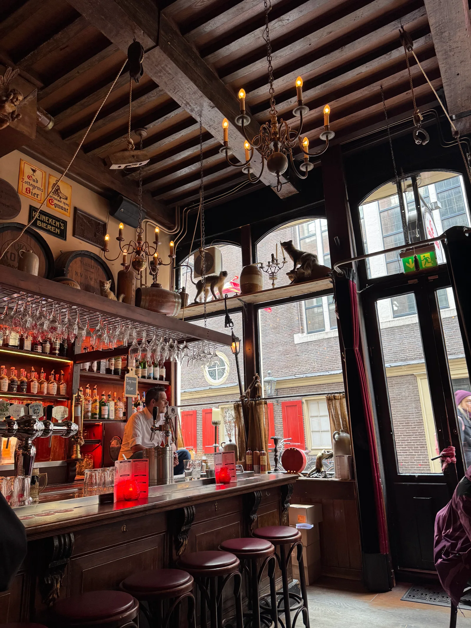 Interior at In ‘t Aepjen Amsterdam — travel photo