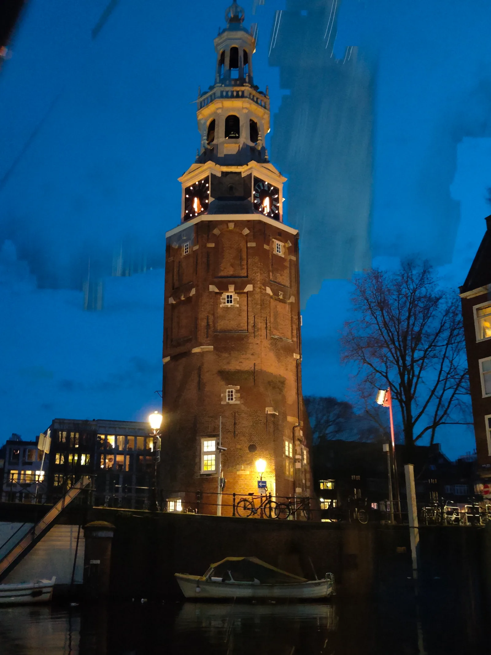 Atmosphere at Montelbaanstoren Amsterdam — travel photo