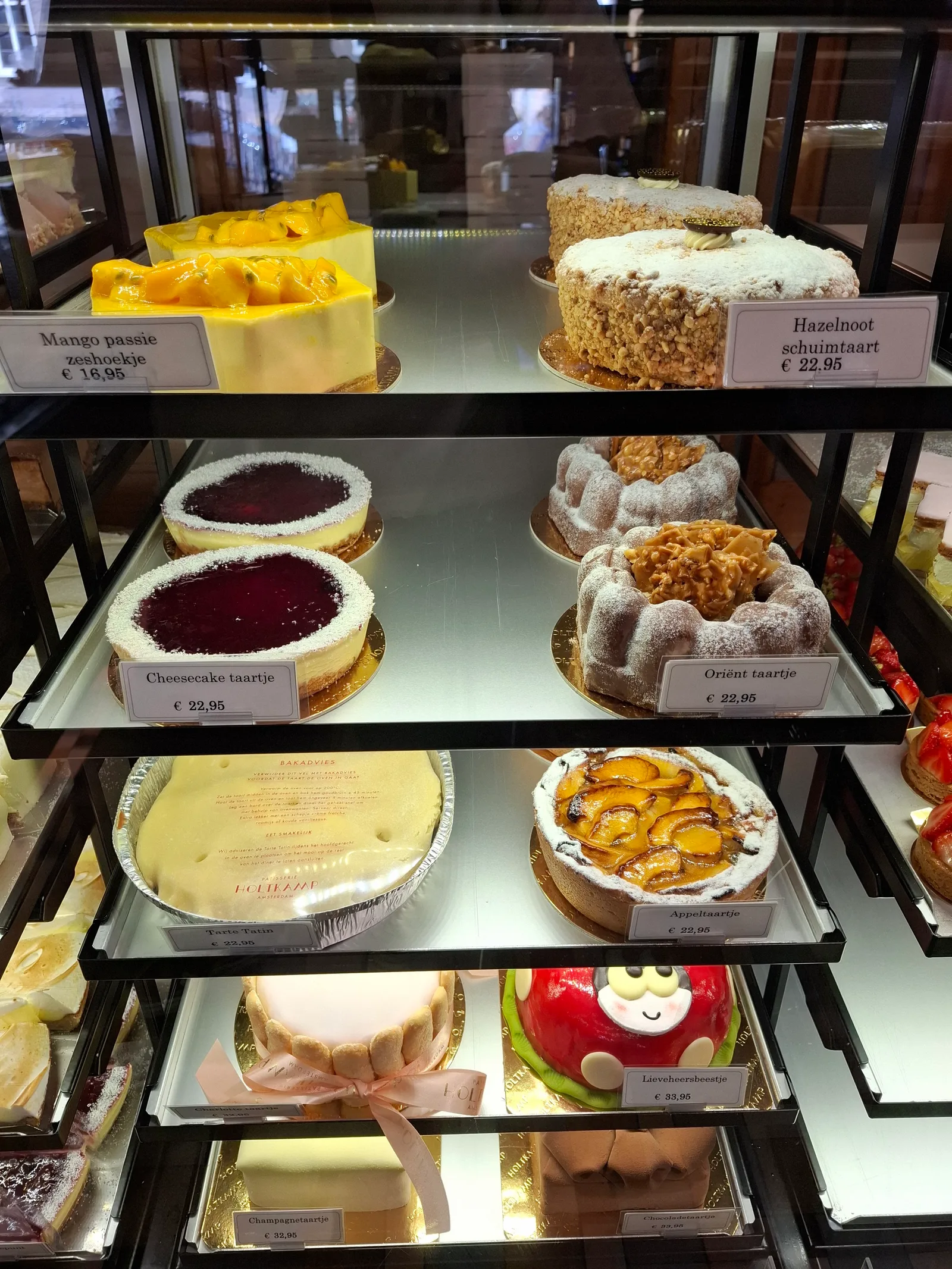 Interior at Patisserie Holtkamp Amsterdam — travel photo