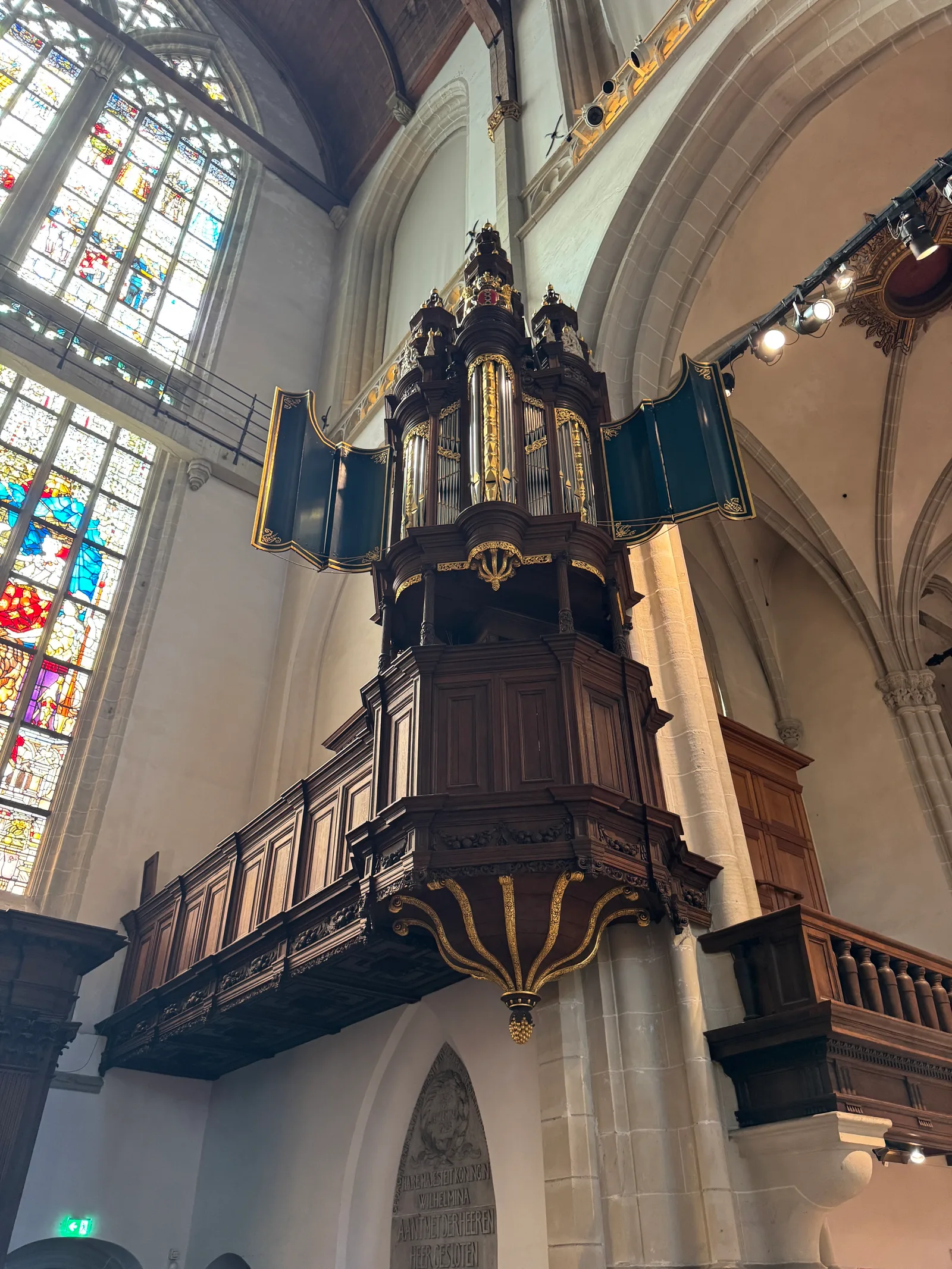Main view at The New Church Amsterdam — travel photo