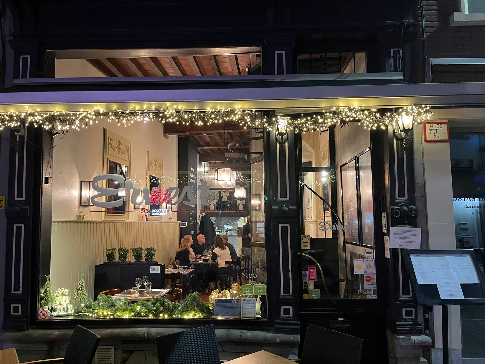 Main view at Bistro Ernest Antwerp — travel photo