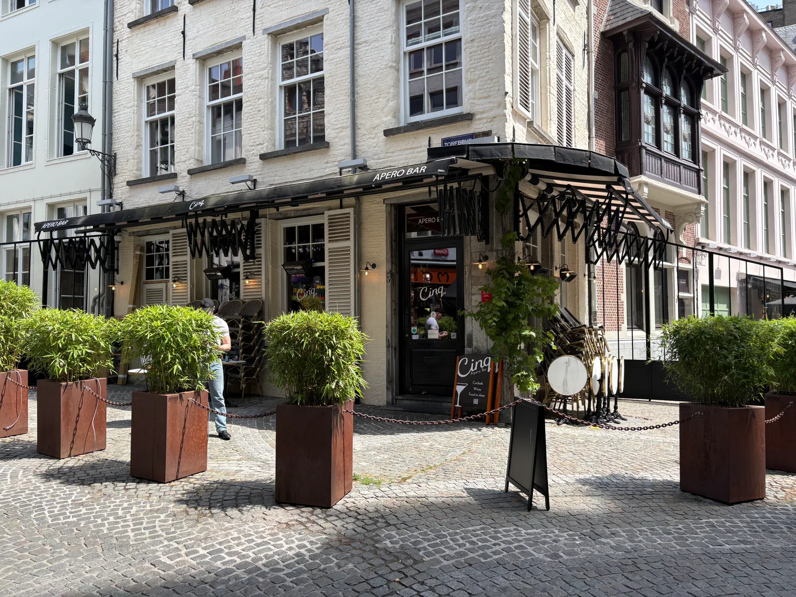 Interior at Cinq Antwerp — travel photo