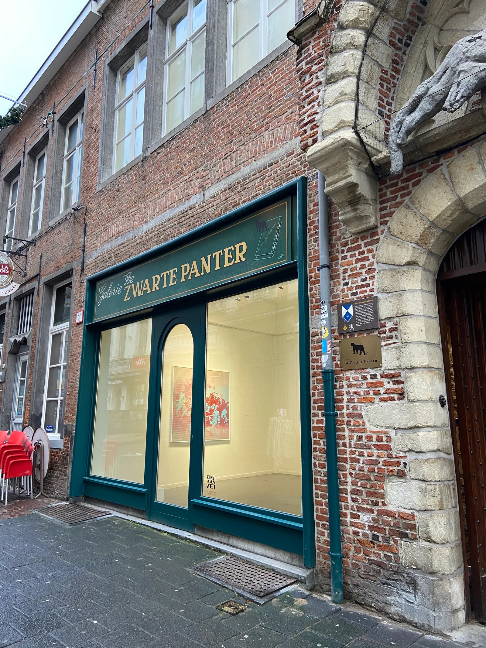 Interior at De Zwarte Panter Antwerp — travel photo