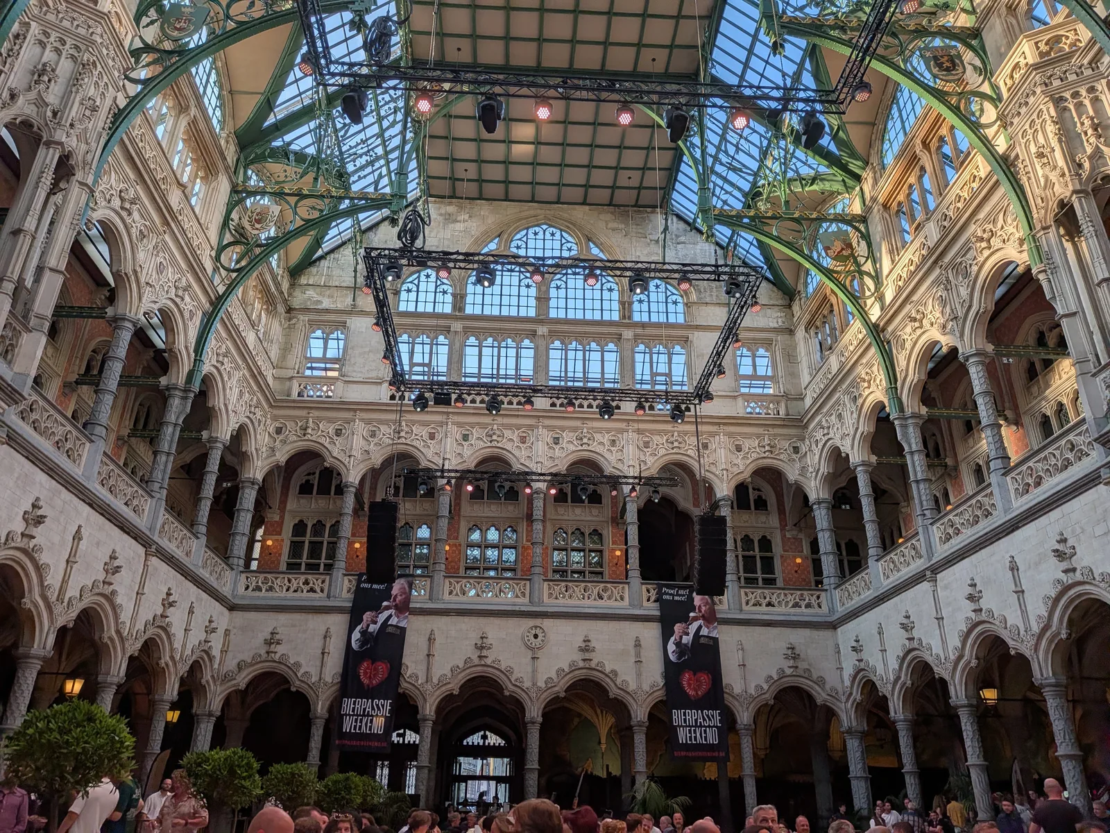 Interior at Handelsbeurs Antwerpen Antwerp — travel photo