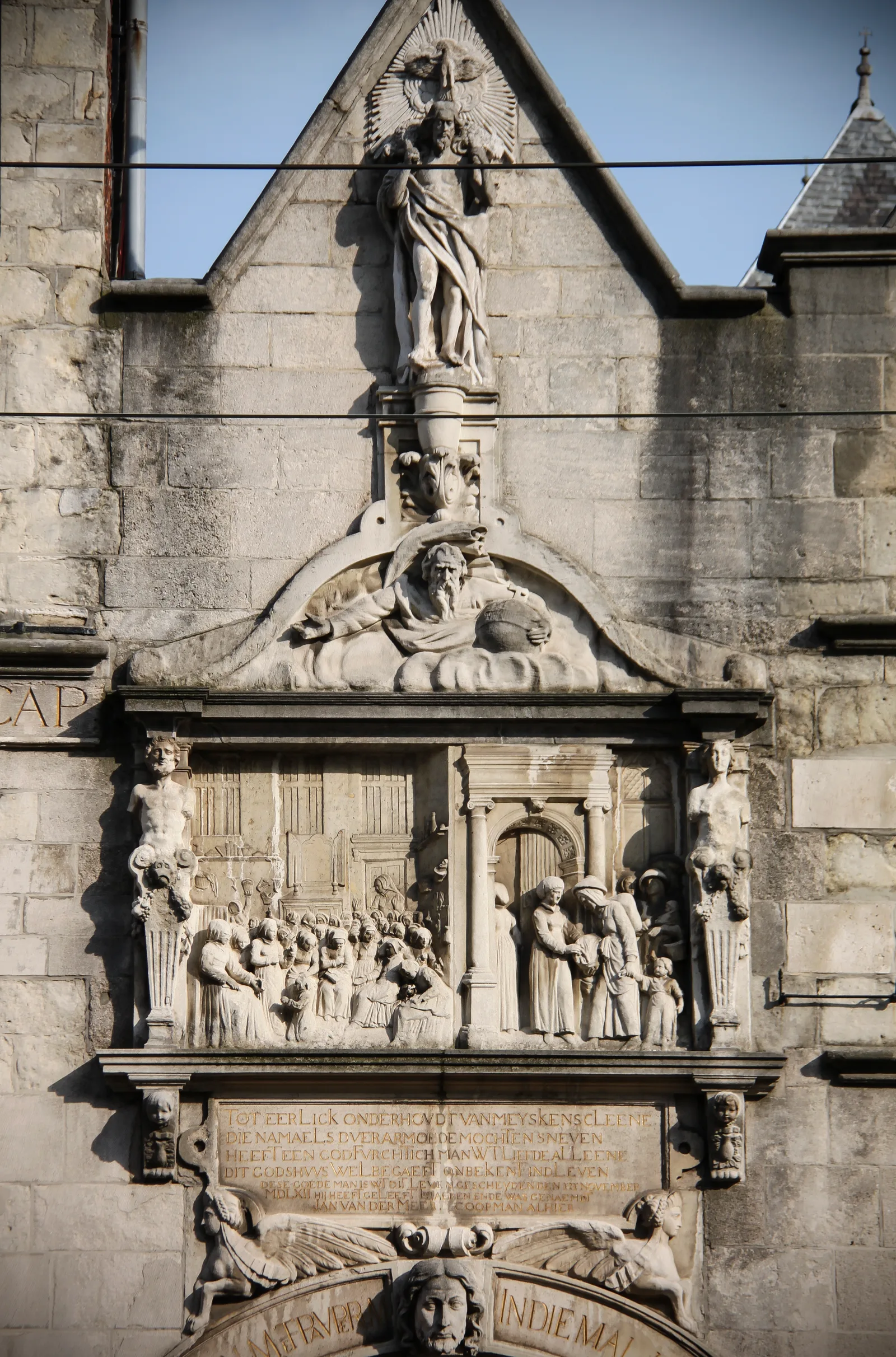 Main view at Maagdenhuis Antwerp — travel photo