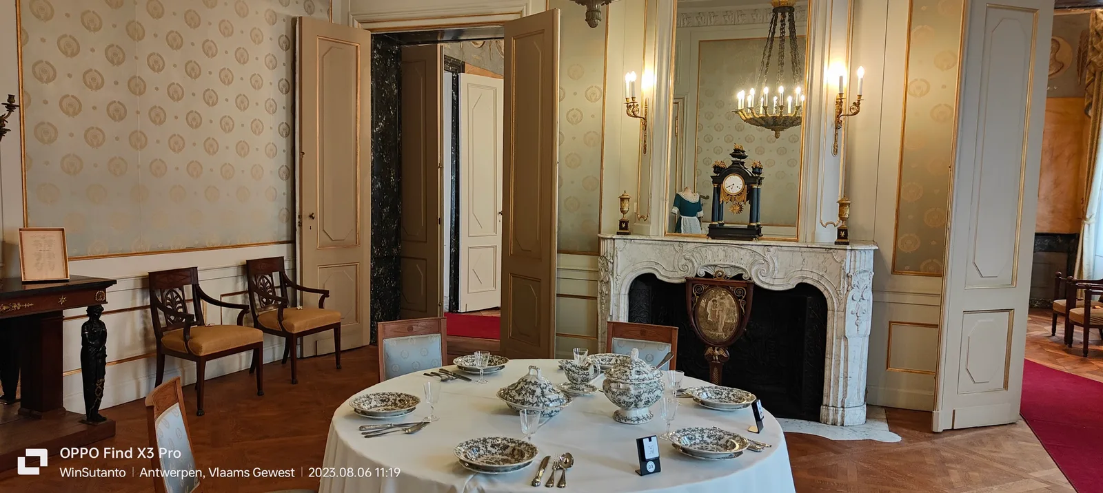 Interior at Palace on the Meir (Royal Palace) Antwerp — travel photo