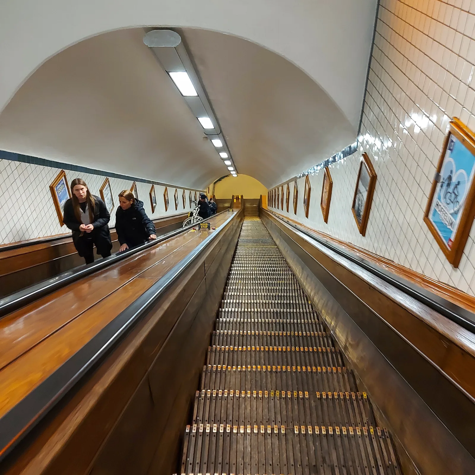 Main view at Sint-Anna’s Tunnel Antwerp — travel photo