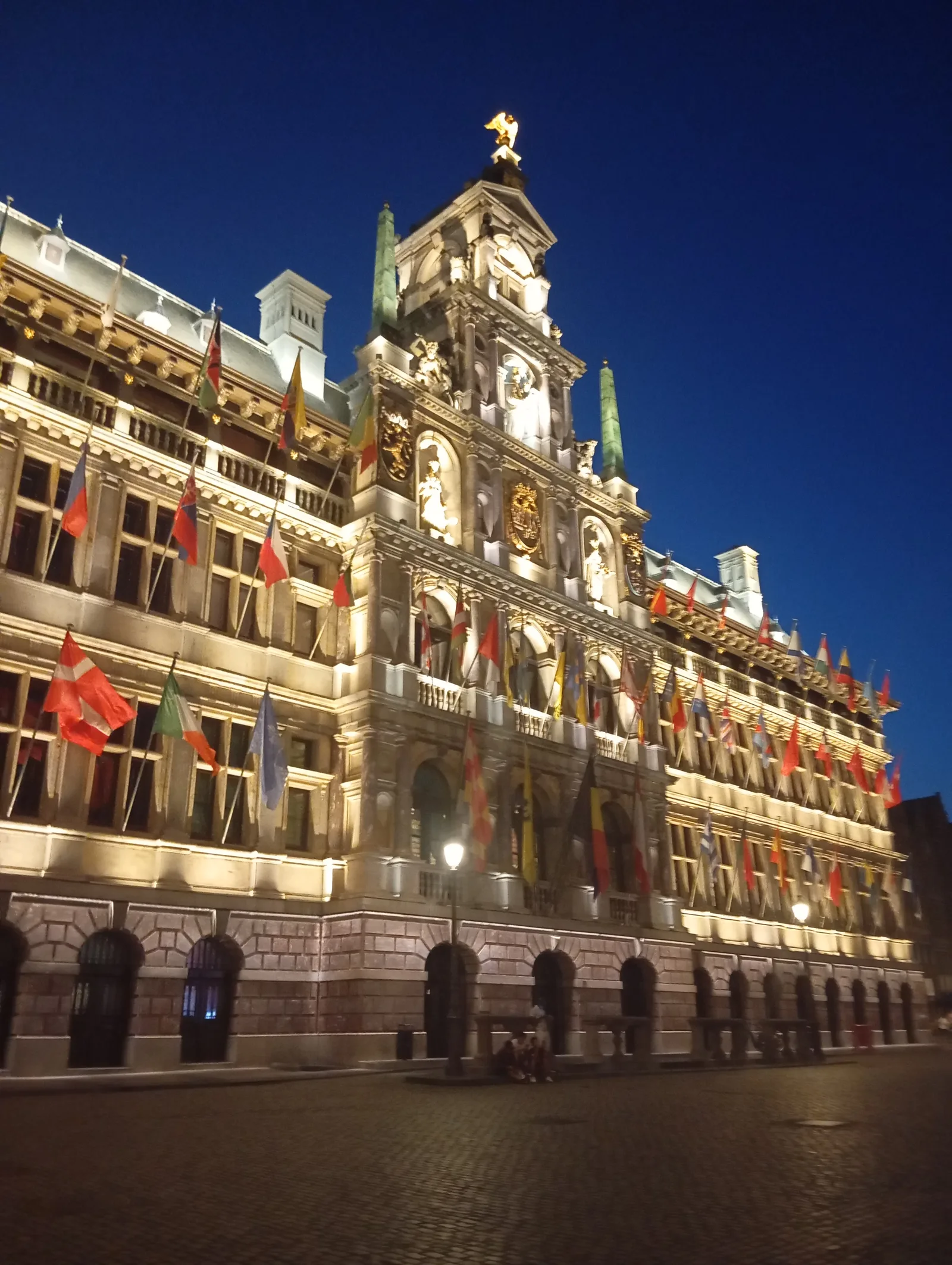 Main view at Vlaaikensgang Antwerp — travel photo