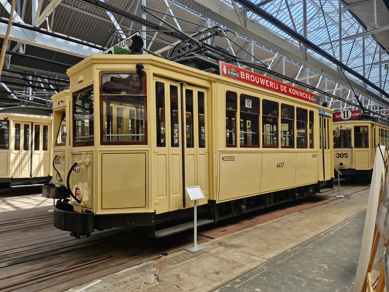 Interior at Vlaams Tram- en Autobusmuseum Antwerp — travel photo