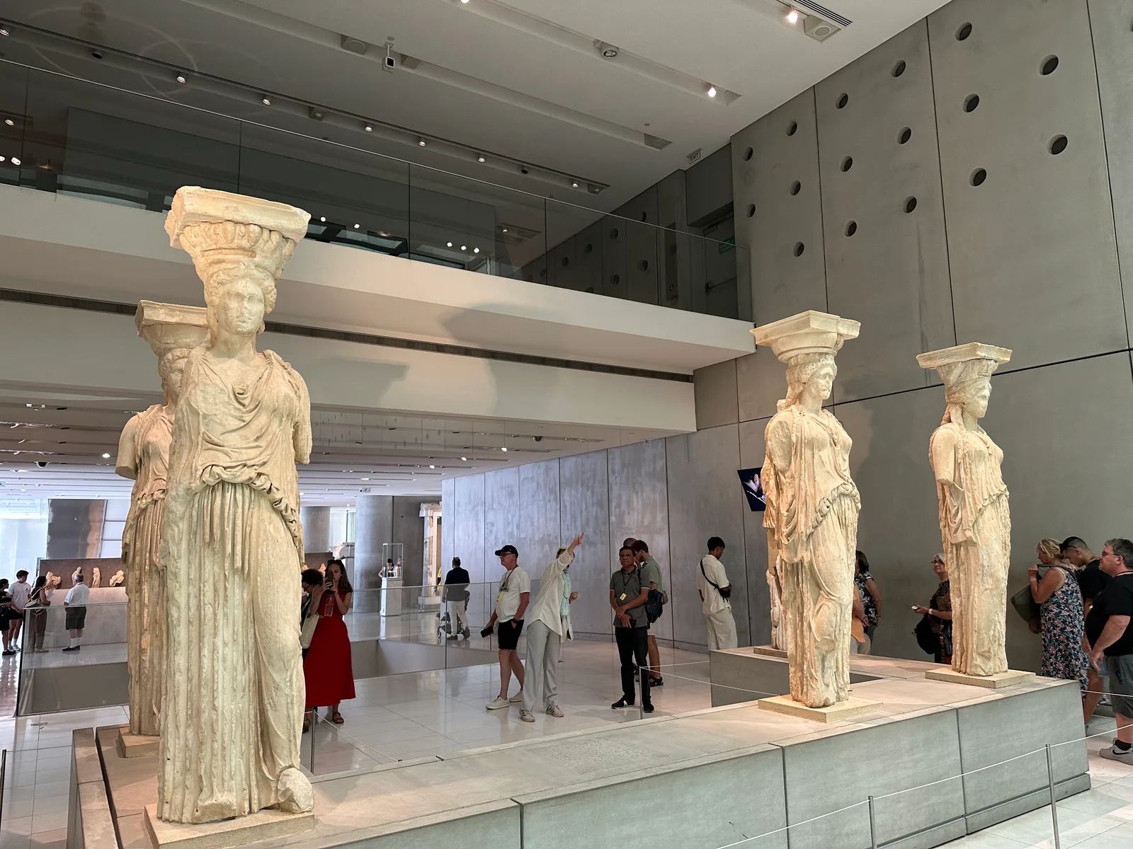Interior at Acropolis Museum Athens — travel photo