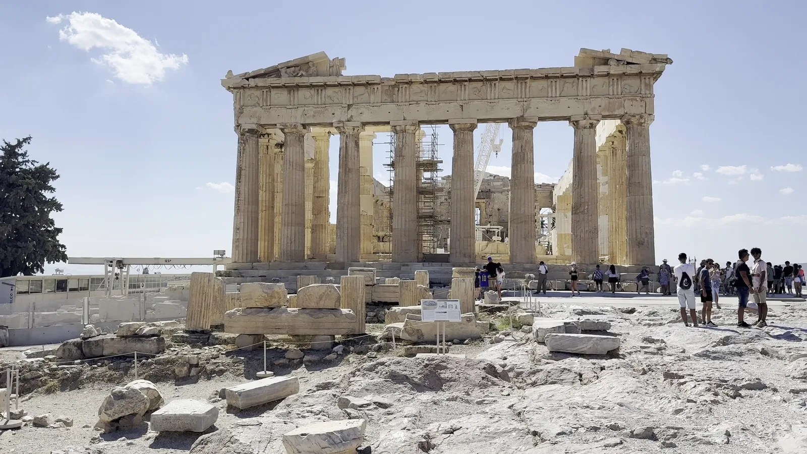 Atmosphere at Acropolis of Athens Athens — travel photo