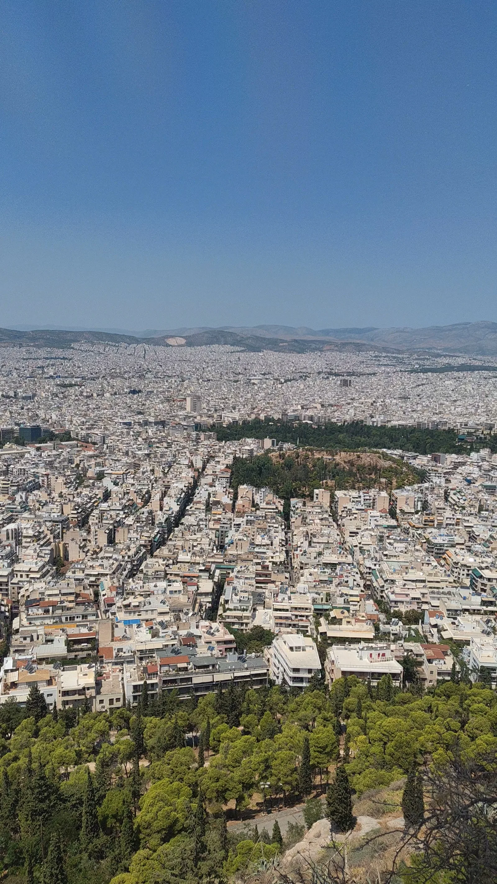 Main view at Attican Grove Viewpoint Athens — travel photo