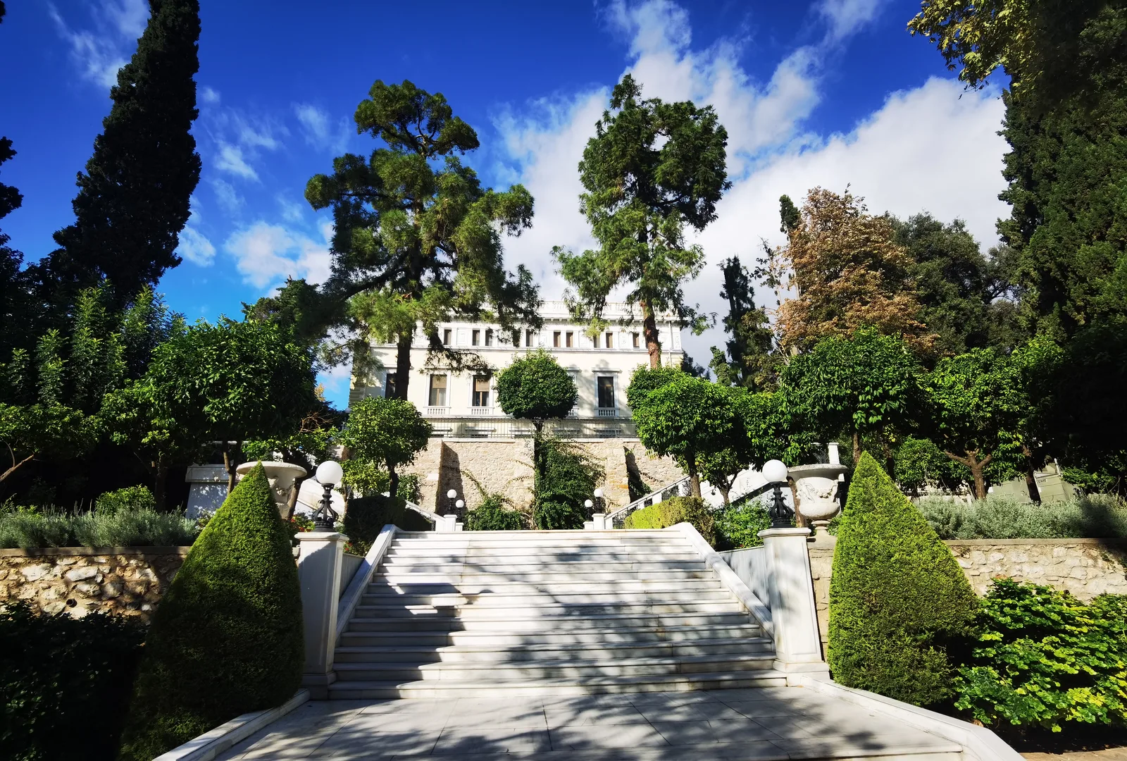 Interior at Garden of the Presidential Palace Athens — travel photo