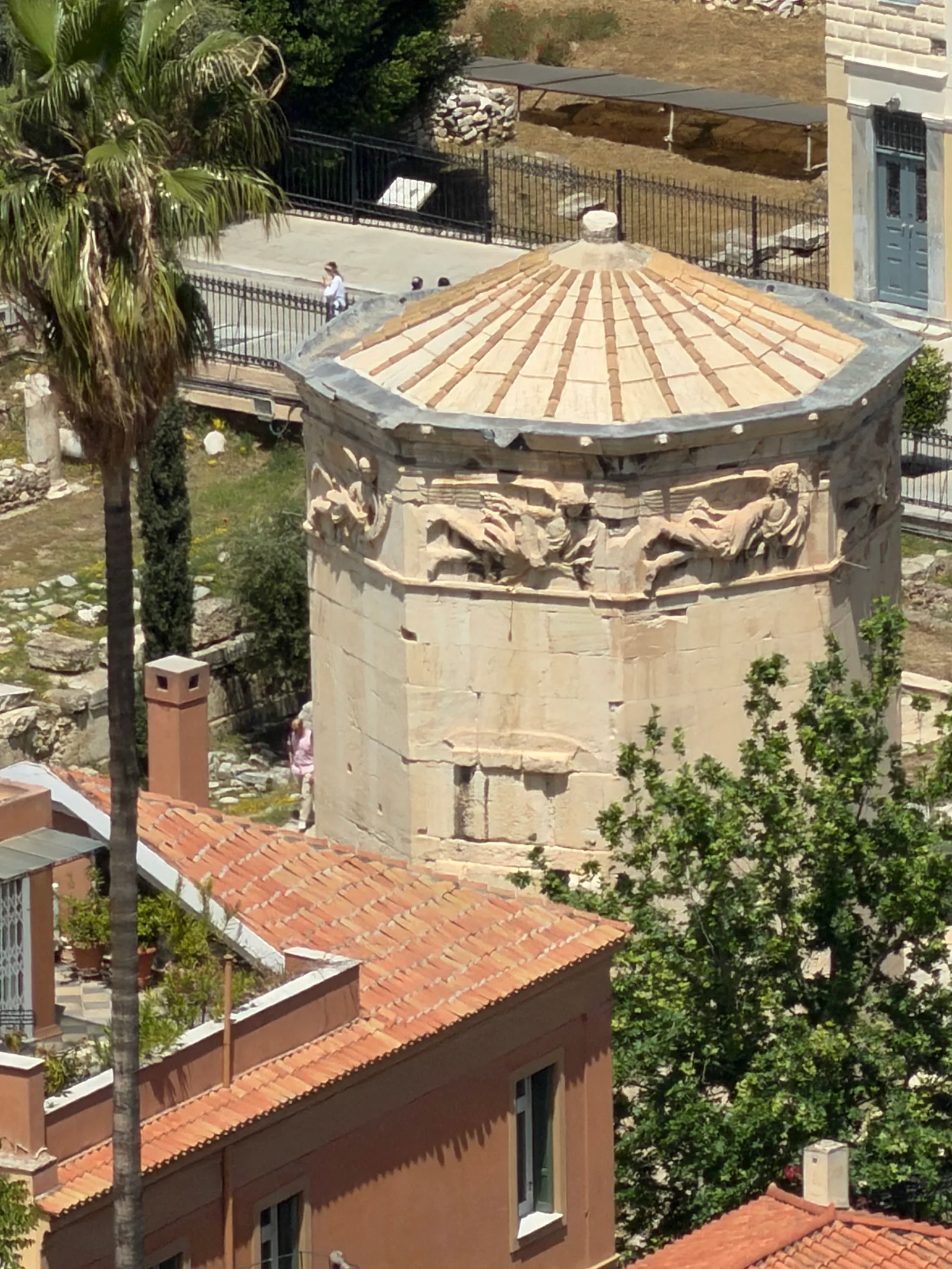 Details at Horologion of Andronikos Cyrrhestes Athens — travel photo
