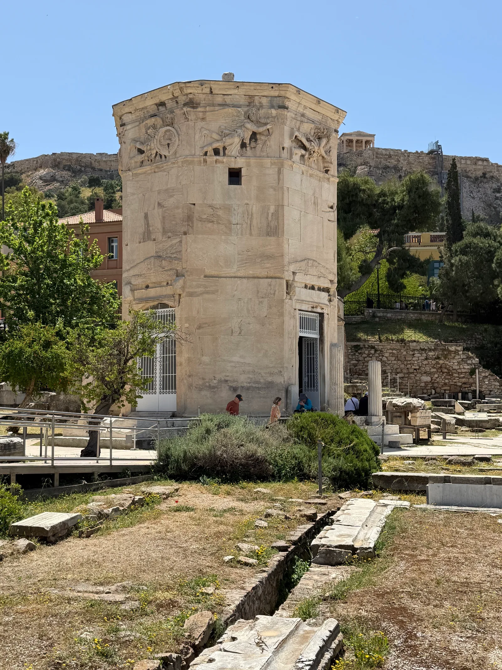 Atmosphere at Horologion of Andronikos Cyrrhestes Athens — travel photo