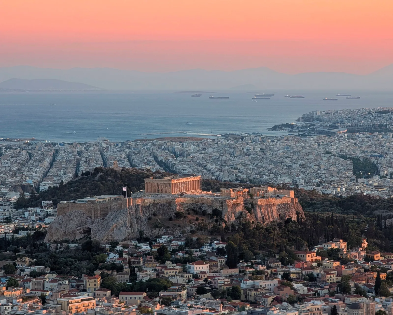 Interior at Lycabettus Hill Athens — travel photo
