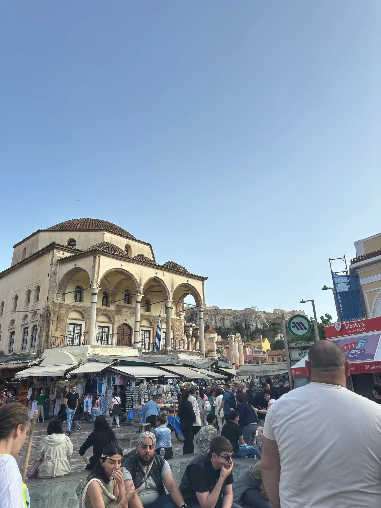 Details at Monastiraki Square Athens — travel photo