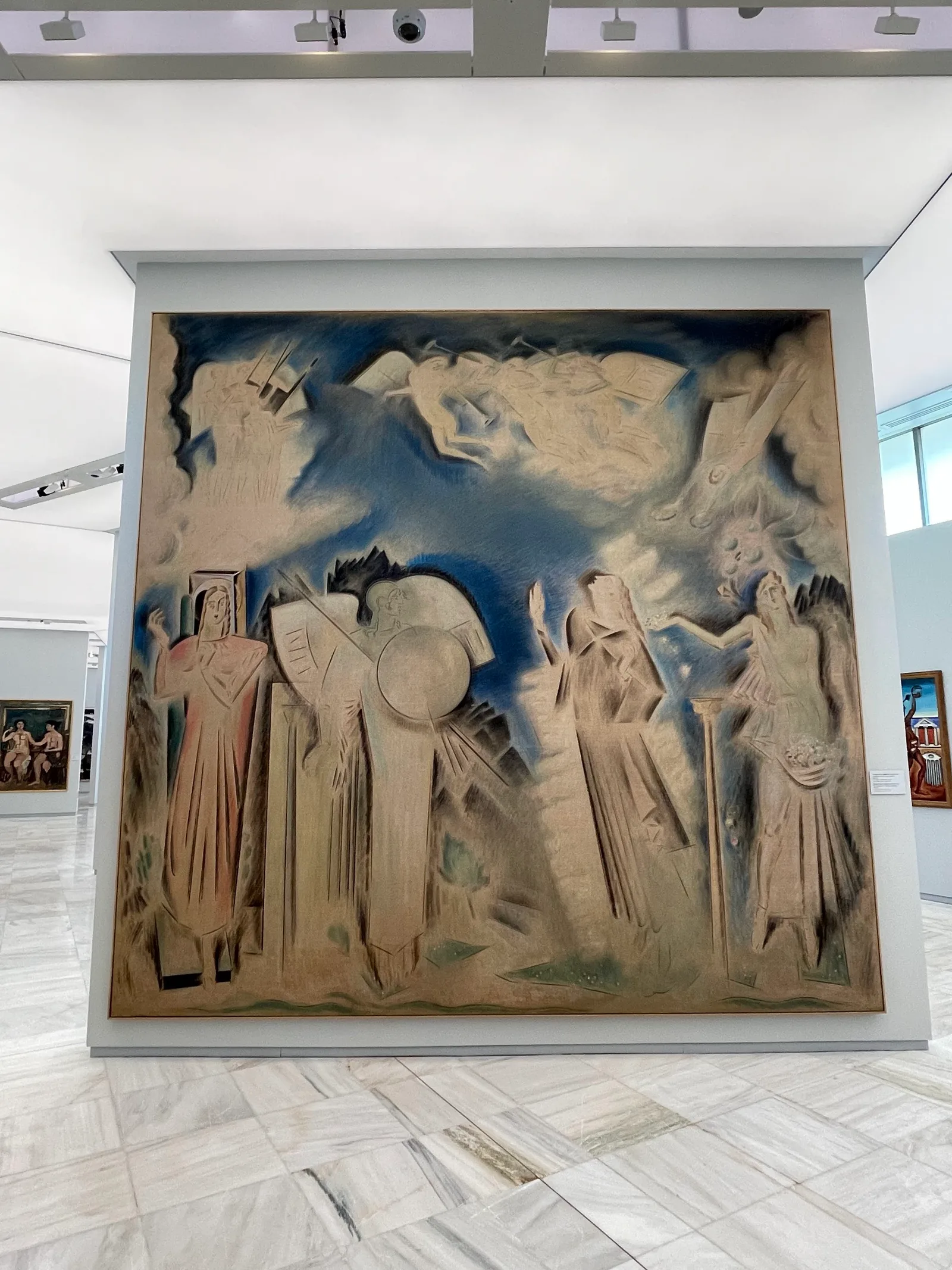 Interior at National Gallery - Alexandros Soutsos Museum Athens — travel photo
