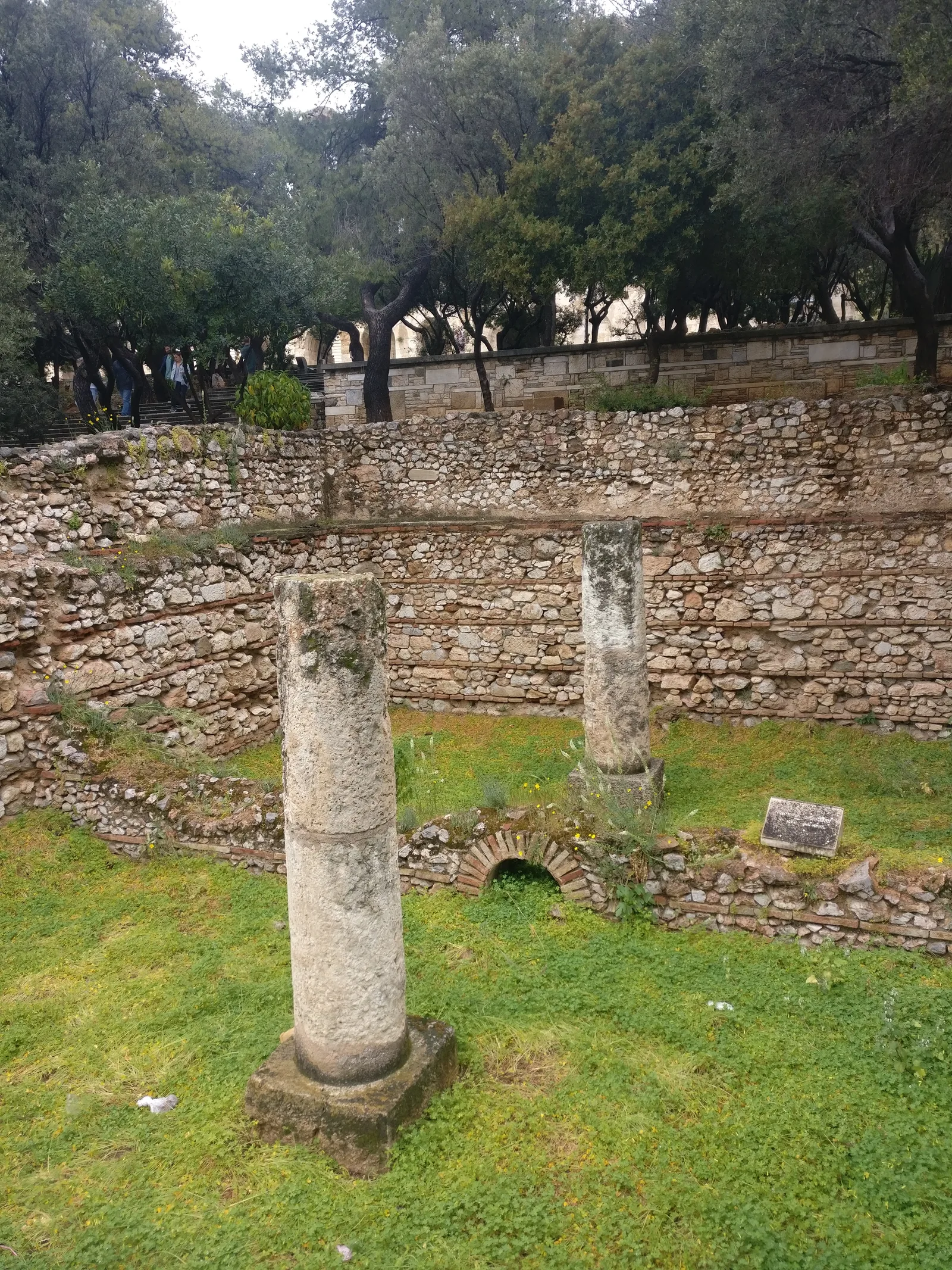 Details at Odeon of Herodes Atticus Athens — travel photo