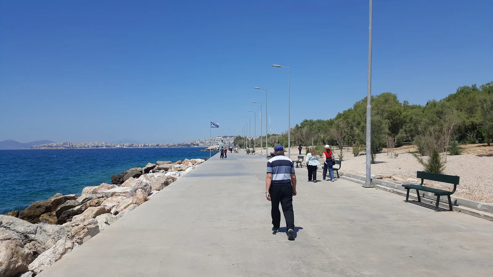 Details at Palio Faliro Park Athens — travel photo