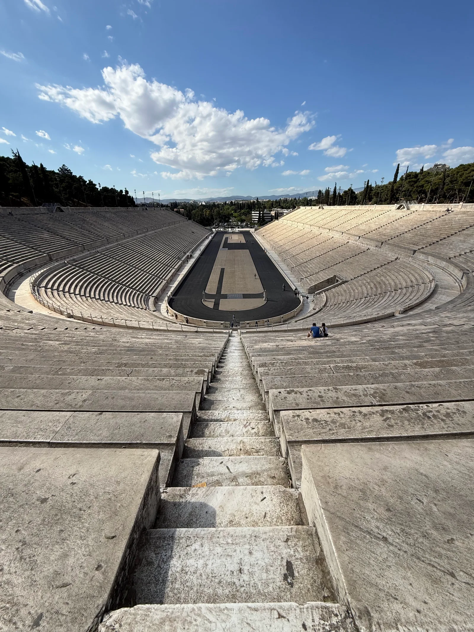 Atmosphere at Panathenaic Stadium Athens — travel photo