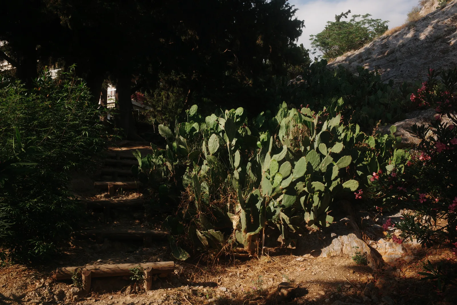 Atmosphere at Park of the Torn Stone Athens — travel photo