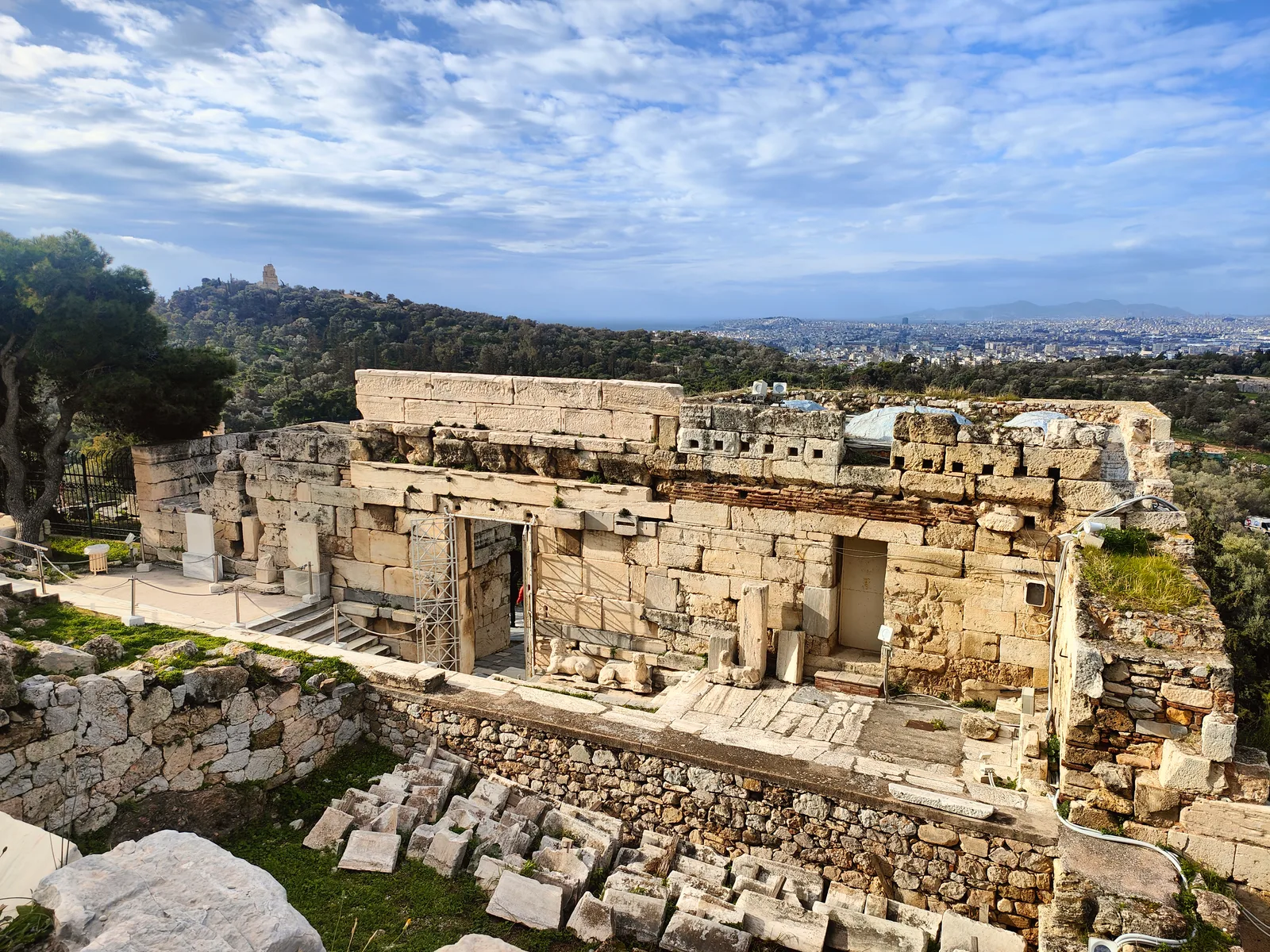 Interior at Parthenon Athens — travel photo