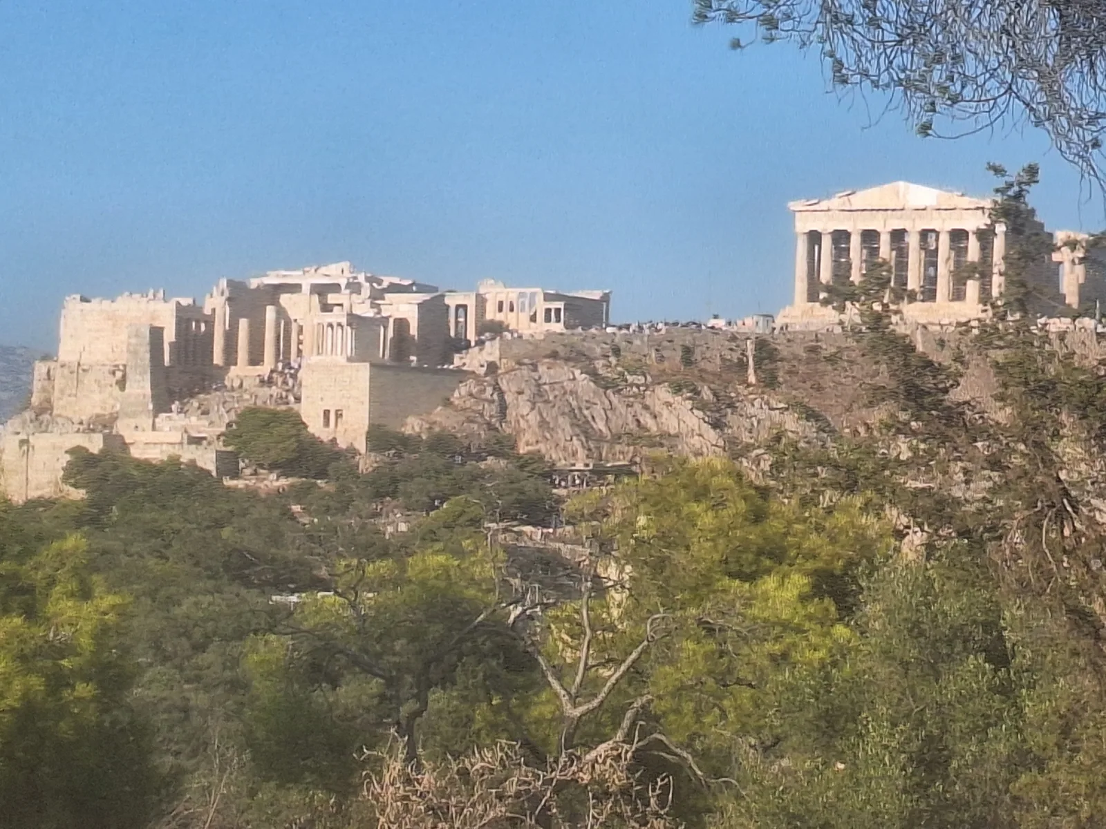 Main view at Philopappos Hill Athens — travel photo