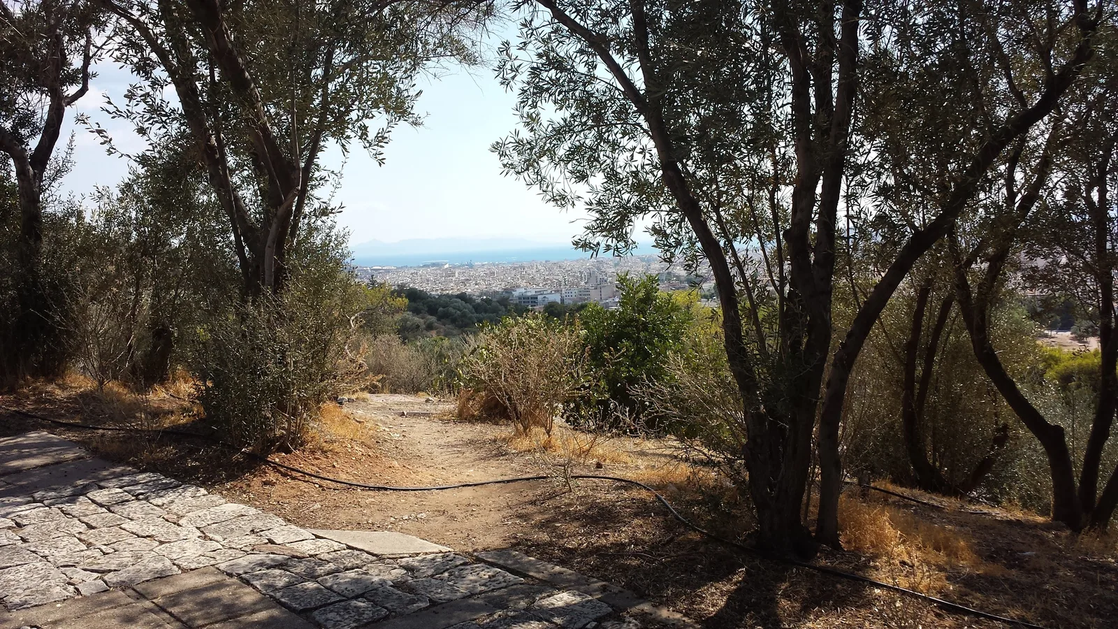Atmosphere at Philopappos Monument Athens — travel photo