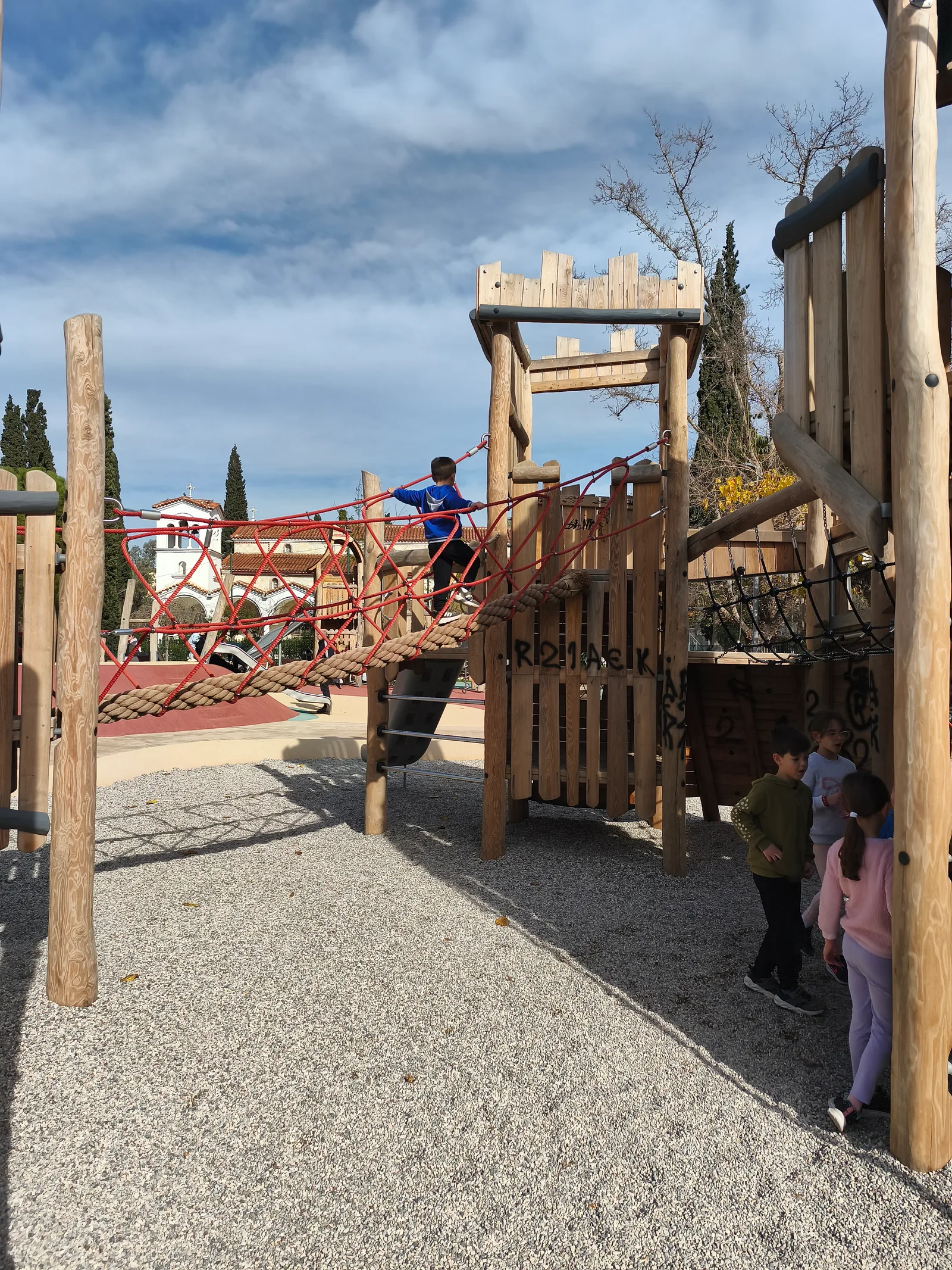 Atmosphere at Probona park Athens — travel photo