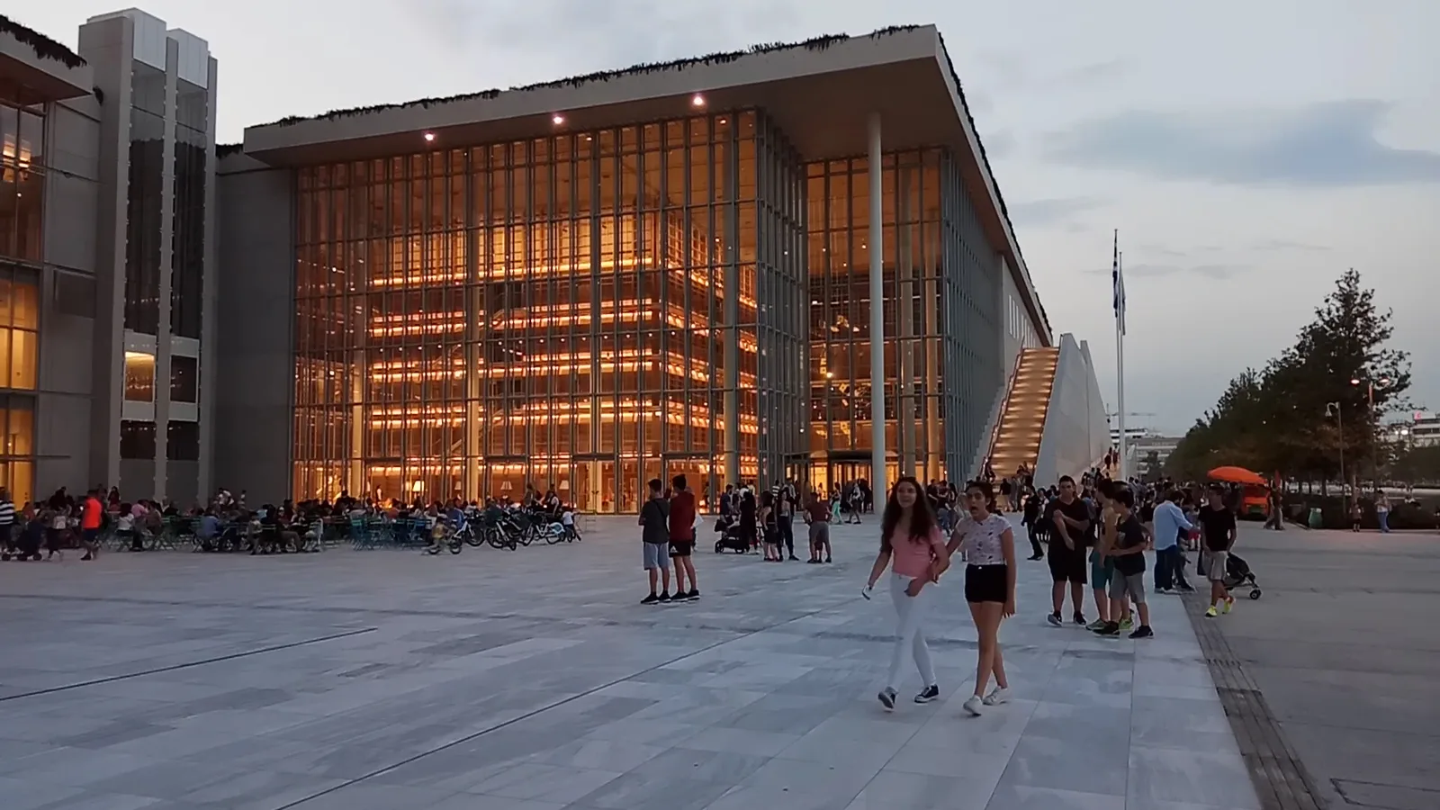 Details at Stavros Niarchos Foundation Cultural Center (SNFCC) Athens — travel photo