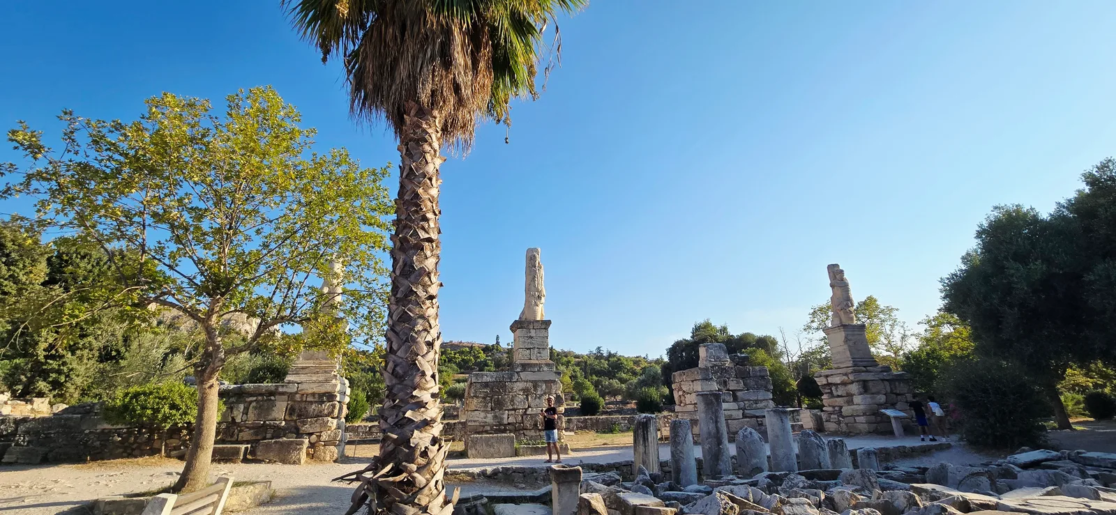 Main view at Stoa of Attalos - Museum of the Ancient Agora Athens — travel photo