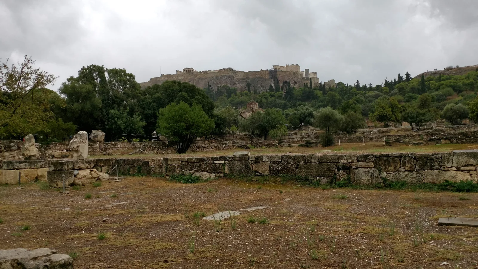 Interior at Stoa of Attalos - Museum of the Ancient Agora Athens — travel photo