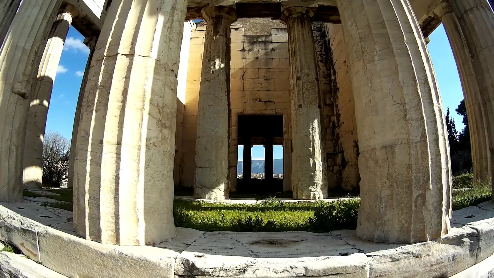 Details at Temple of Hephaestus Athens — travel photo