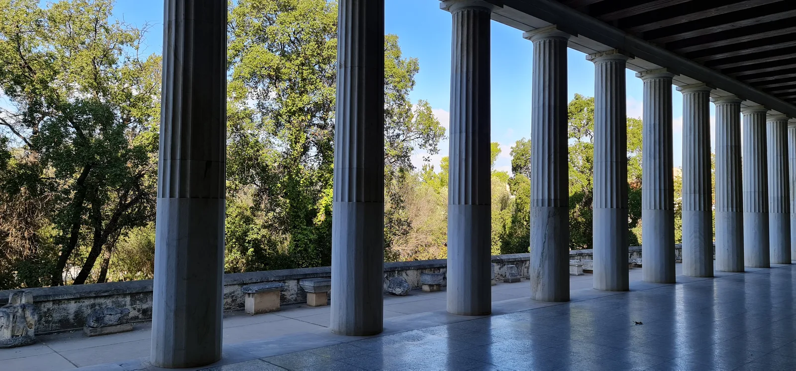 Atmosphere at Temple of Hephaestus Athens — travel photo