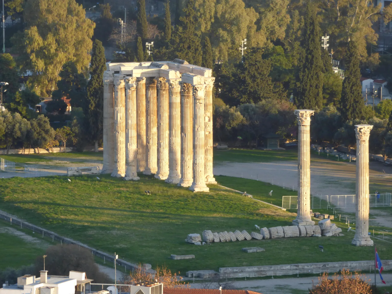 Details at Temple of Olympian Zeus Athens — travel photo